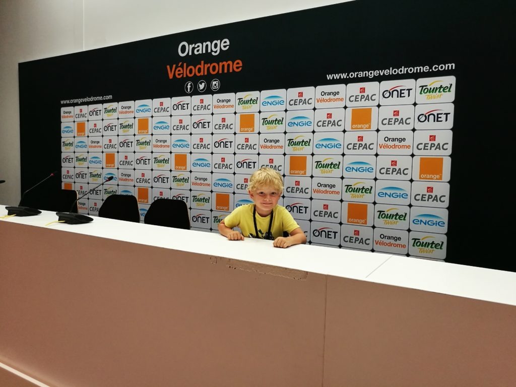 Orange Vélodrome Press room interview
