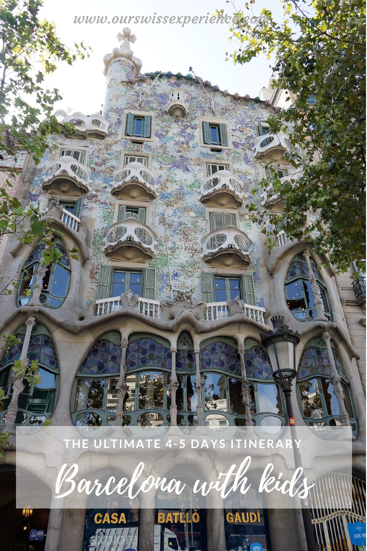 Barcelona with kids itinerary