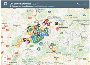 zurich walking tour map