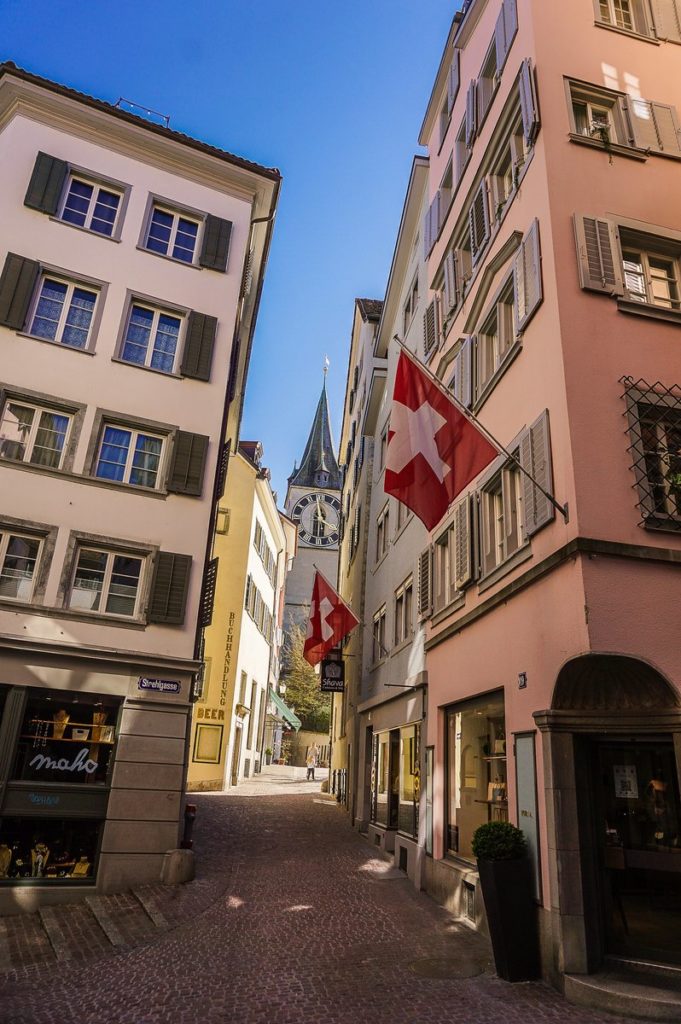 zurich walking tour map