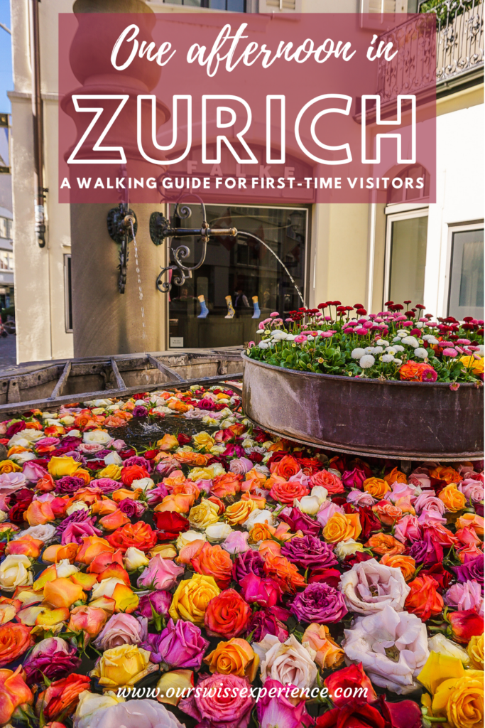 zurich walking tour map