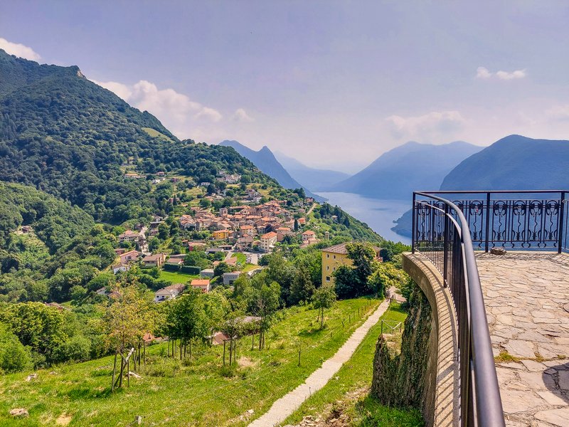 Lugano, Switzerland. 29th Nov, 2020. General view of Monte Bré